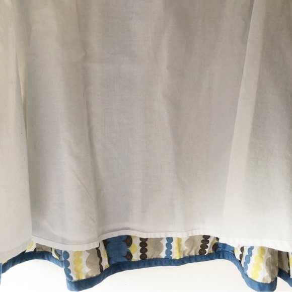 Boden Colorful Patterned 100% Cotton Spring Summer A-Line Skirt Size 10 Regular - Picture 5 of 9